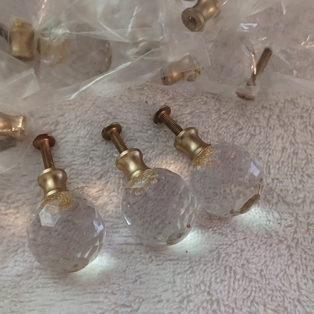 Door Pull door knobs crystal look knobs replacement knobs set of 11